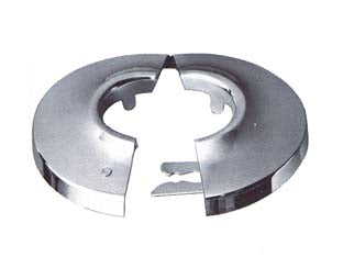 ROSETTA APRIBILE IN OTTONE CROMATO- - 1/2 - 10 pezzi