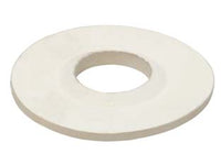 GUARNIZIONE SOTTO PILETTA IN GOMMA BIANCA CON BORDINO- - 1 - 20 pezzi