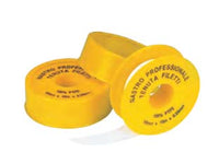 NASTRO TEFLON IN PTFE PROFESSIONALE PER GAS MM.19 MT.15 MM.0,2 - 25 pezzi
