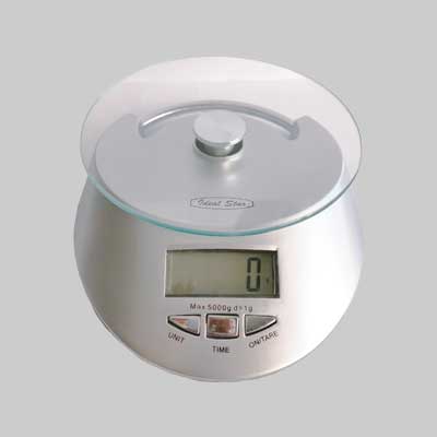 BILANCIA DIGITALE IDEAL STAR IN VETRO CapacitÃE 5 kg - IDEAL STAR