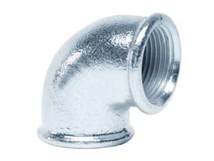 GOMITO 90  ° FEMMINA FEMMINA IN GHISA- - FF 1/2 - 10 pezzi