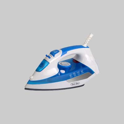 FERRO DA STIRO A VAPORE CON PIASTRA IN CERAMICA 'BI203' IDEAL STAR 1800-2200 Watt - IDEAL STAR