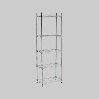 SCAFFALE IN METALLO CROMATO 3 ripiani - cm 60x35x90h