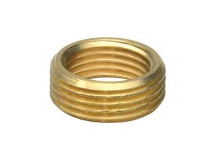 GHIERA DI RIDUZIONE OTTONE LUCIDO- - F 3/8 M 1/2 - 25 pezzi