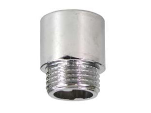 PROLUNGA MASCHIO FEMMINA OTTONE CROMATO- - MF 1/2 x mm.20 - 10 pezzi