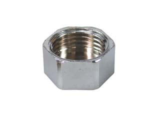 TAPPO FEMMINA OTTONE CROMATO- - F 1/2 - 10 pezzi