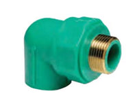 CURVA 90  ° FILETTATA MASCHIO IN PPR PN25- - M  EE ¸ mm.25x1/2 - 5 pezzi ATP