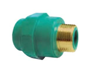 RIDUZIONE FILETTATA MASCHIO IN PPR PN25- - M ø mm.25x3/4 - 10 pezzi ATP