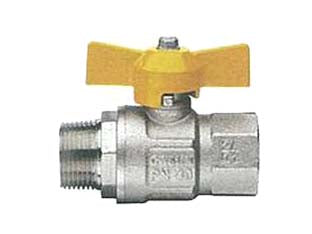 VALVOLA A SFERA GAS M/F CON MANIGLIA A T LONDON ART.069- - MF 3/4 - 2 pezzi ITAP