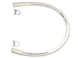 TUBO GAS METANO CON FASCETTE  cm.120