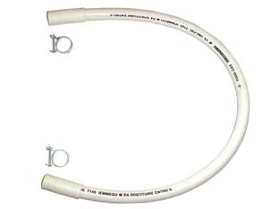 TUBO GAS METANO CON FASCETTE  cm.200