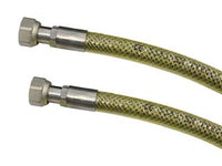 TUBO GAS FLESSIBILE IN ACCIAIO INOX CON GUAINA FF  cm.200