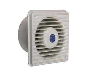 ASPIRATORE ELETTRICO DA PARETE ASSIALE AUTOMATICO 15W  ø mm.120 di foro art.T120    LUX