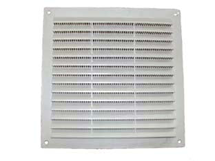 GRIGLIA AERAZIONE QUADRATA IN PLASTICA- - cm.23x23 - 5 pezzi