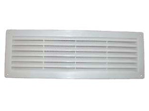 GRIGLIA AERAZIONE RETTANGOLARE IN PLASTICA- - cm.38X15h. - 5 pezzi