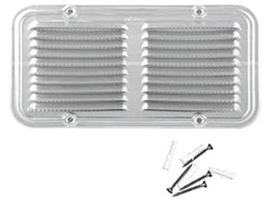 GRIGLIA AERAZIONE RETTANGOLARE IN ALLUMINIO- - cm.36x14h. - 4 pezzi