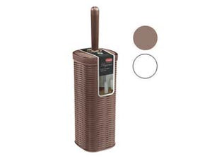 PORTASCOPINO ELEGANCE IN POLIPROPILENE- - cm.11,5x11,540h. - colore bianco - 2 pezzi STEFANPLAST