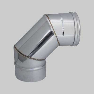 GOMITO A 90  ° PER CANNE FUMARIE  EE ? 120 mm