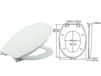 SEDILE WC UNIVERSALE 2850 BUXTON coprivaso copriwater BEMIS