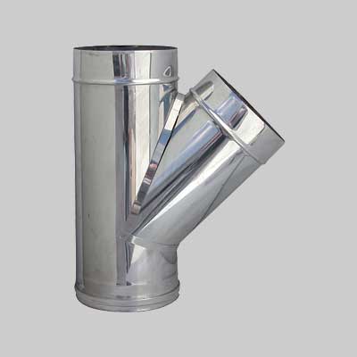 RACCORDO BRAGA A 135  ° PER CANNE FUMARIE  EE ? 120 mm