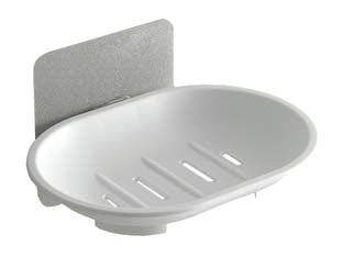 PORTASAPONE BAGNO IN ABS- - mm.130x97x75 - colore bianco - 6 pezzi AGLAIA