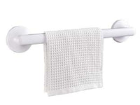 PORTA ASCIUGAMANO BAGNO IN ABS+TPR- - mm.421x73x59 - colore bianco - 3 pezzi AGLAIA