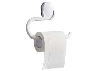 PORTAROTOLO BAGNO IN ABS- - mm.200x150x145 - colore bianco - 6 pezzi AGLAIA