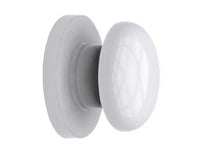 POMELLO PORTA BAGNO IN ABS- - mm.47x65x65 - colore bianco - 6 pezzi AGLAIA