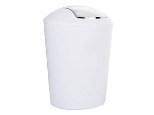 PATTUMIERA BAGNO IN PP- - mm.197x197x285 - colore bianco - 4 pezzi AGLAIA