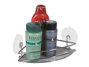 MENSOLA ANGOLO STAR SINGOLA CON VENTOSE  cm.18x18x7    ARTEX