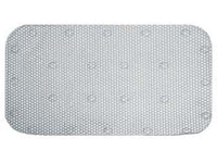TAPPETO VASCA RETTANGOLARE IN PVC BIANCO- - cm.70x38 - 2 pezzi XTRA