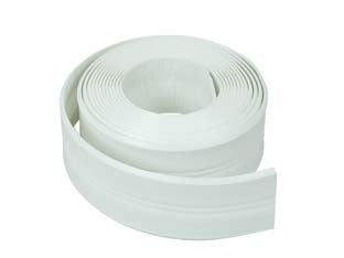 STRISCIA SIGILLANTE AUTOADESIVA BIANCA PER PROFILI VASCHE- - mm.22h. in rotolo da mt.3,35 - 3 blister AGLAIA