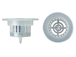 FILTRO IN PLASTICA PER VASCA- - mm.40 - 25 pezzi