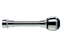 ROMPIGETTO FLESSIBILE TIPO LUSSO IN OTTONE CROMATO CM.14 2510/S MILADY - 2 pezzi SIROFLEX