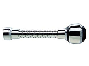 ROMPIGETTO FLESSIBILE TIPO LUSSO IN OTTONE CROMATO CM.14 2510/S MILADY - 2 pezzi SIROFLEX