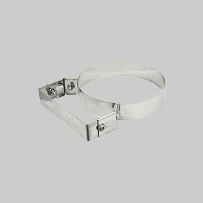 FASCETTA MURALE PER CANNE FUMARIE Ø 100 mm