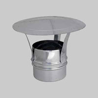 FUMAIOLO ZINCATO A CAPPELLO 'CINESE' TONDO Ø 130 mm