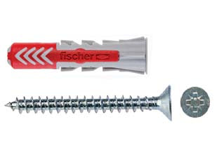 TASSELLO BI MATERIAL CON VITE DUOPOWER- - ø mm.10x50 - 25 pezzi FISCHER