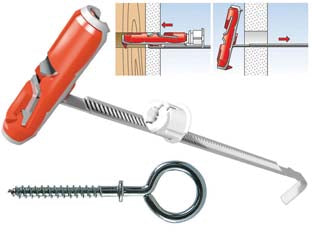 FISSAGGIO BASCULANTE IN NYLON DUOTEC 10O- - ø mm.10 - 25 pezzi FISCHER