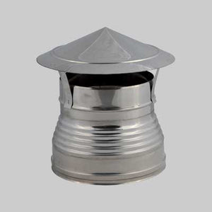 FUMAIOLO DOPPIA PARETE A CAPPELLO 'CINESE' Ø 130/180 mm