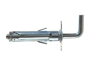 TASSELLO IN ACCIAIO CON GANCIO MEDIO SBS- - SBS 8/2 ø mm.8x40 gancio mm.12 - 100 pezzi FISCHER