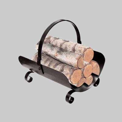 PORTALEGNA PER CAMINO cm 40x36x35h - MADE IN ITALY