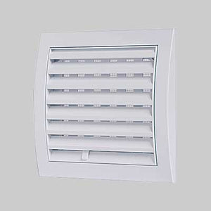 GRIGLIA DI AERAZIONE CON DOSATORE IMB. TONDO mm 190x190 - imb. Ø 150 mm