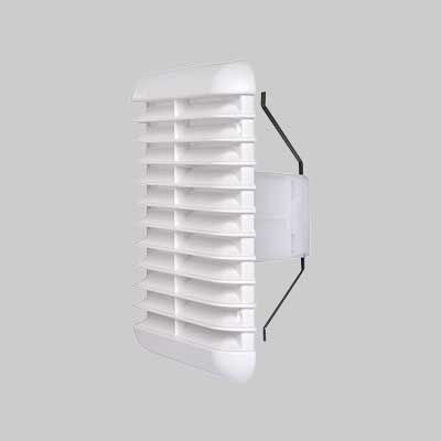 GRIGLIA DI AERAZIONE QUADRA UNIVERSALE Ø 160>200 mm - 238x238 mm