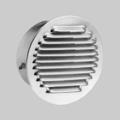 GRIGLIA DI AERAZIONE IN ALLUMINIO INCASSO Ø 100 mm