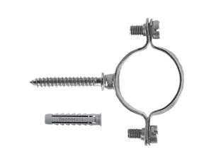 COLLARINI IN ACCIAIO ZINCATO CZV- - ø mm.26 - 1 busta FISCHER