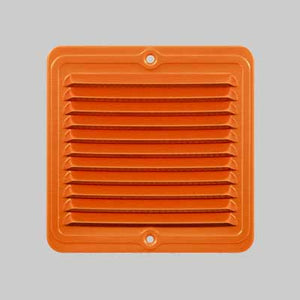 GRIGLIA DI AERAZIONE QUADRA IN RAME mm 230x230