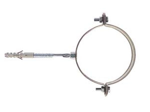 COLLARI PER PLUVIALI TONDI SCP- - SCP-100 ø mm.100  tassello ø mm.10 - 10 pezzi FISCHER