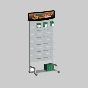 ESPOSITORE UTENSILERIA IN METALLO cm 80x40x200h - MADE IN ITALY