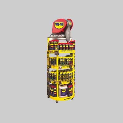 ESPOSITORE DA TERRA 'UNIVERSAL + SPECIALIST' WD-40 VUOTO 165 Posti - WD-40